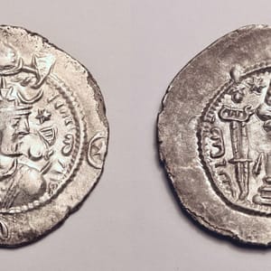 Sasanian Kavad I silver drachm 4.08g AS Ctesiphon