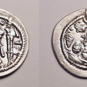 House of Emirates: Persian Sasanian, Peroz I, silver drachm, 459-484 CE