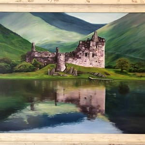 ‘Ruined Glory’…..Scottish Highlands Oil Painting