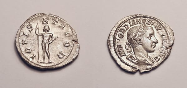 Roman: Gordian III, silver denarius
